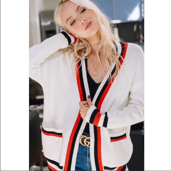 ✨🌟Tricolor Rib-knit Sweater🌟✨S/M M/L - Picture 3 of 6